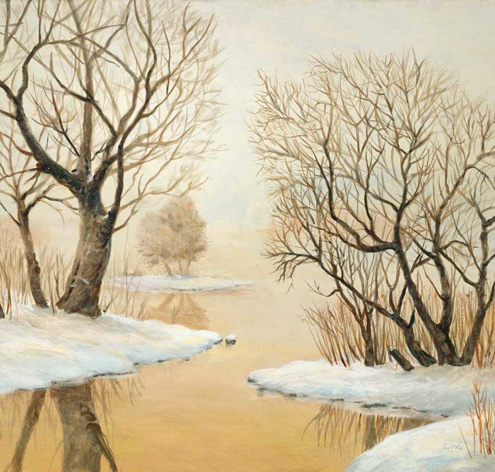 Winter Lake Square art print by Arnie Fisk for $57.95 CAD