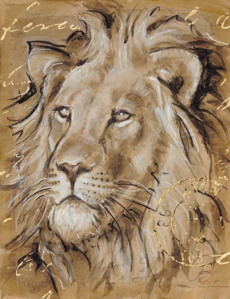 Safari Lion art print by Chad Barrett for $57.95 CAD