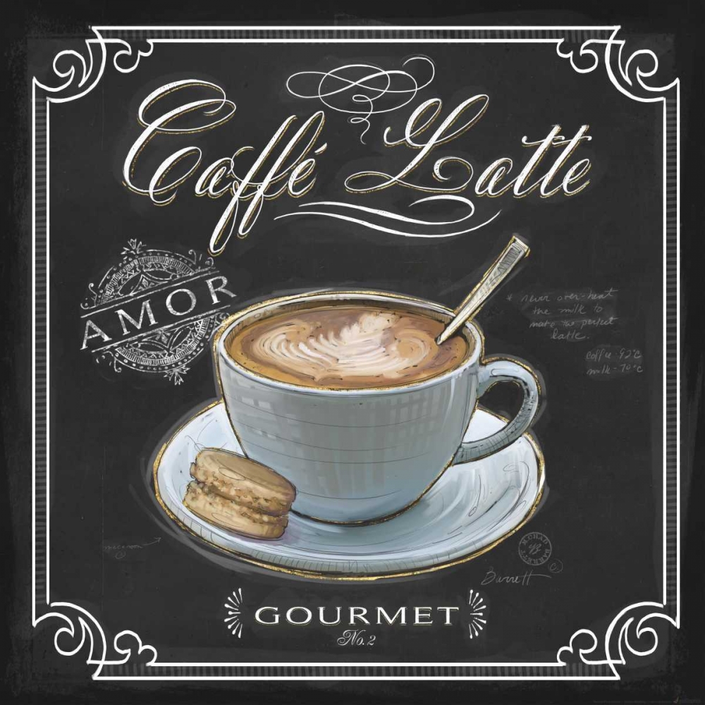 Coffee House Caffe Latte art print by Chad Barrett for $57.95 CAD