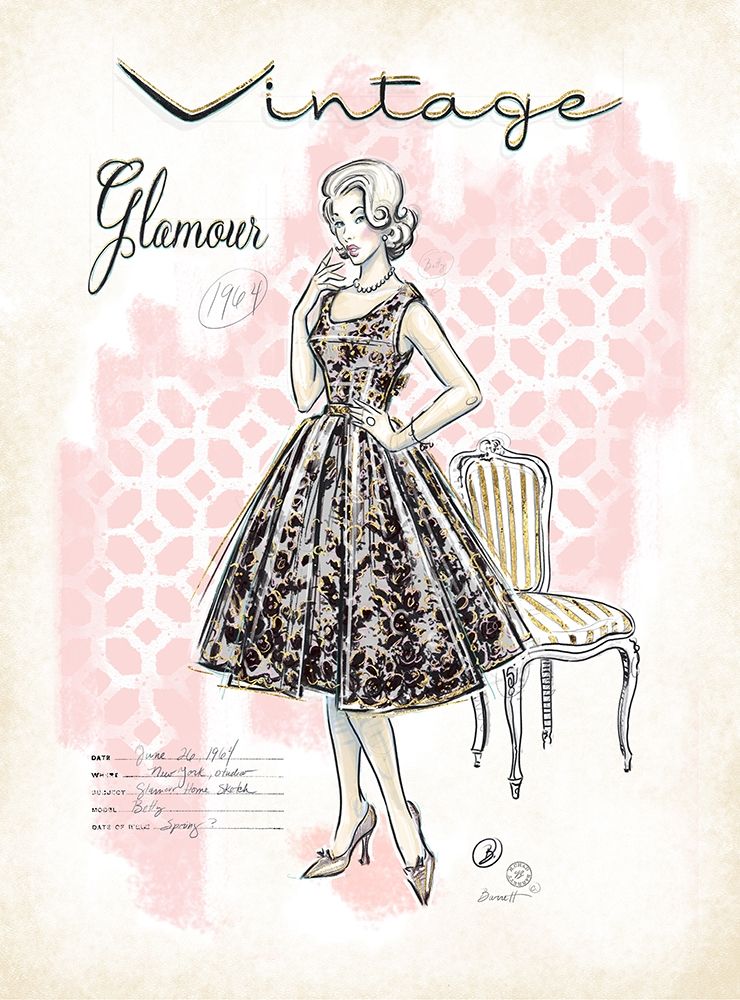 Vintage Glamour art print by Chad Barrett for $57.95 CAD
