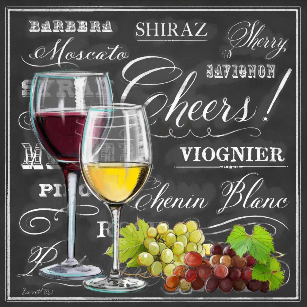Gourmet Wine Selection art print by Chad Barrett for $57.95 CAD