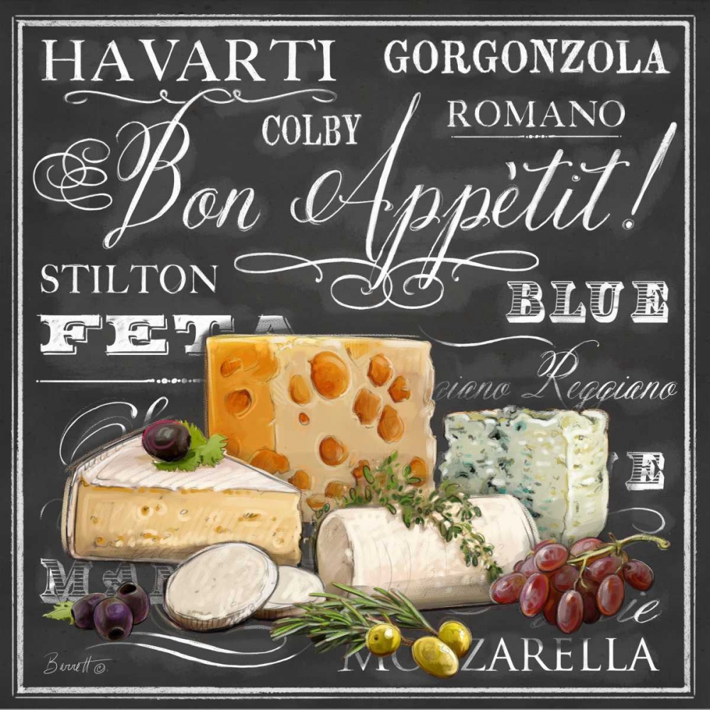 Gourmet Cheese Collection art print by Chad Barrett for $57.95 CAD