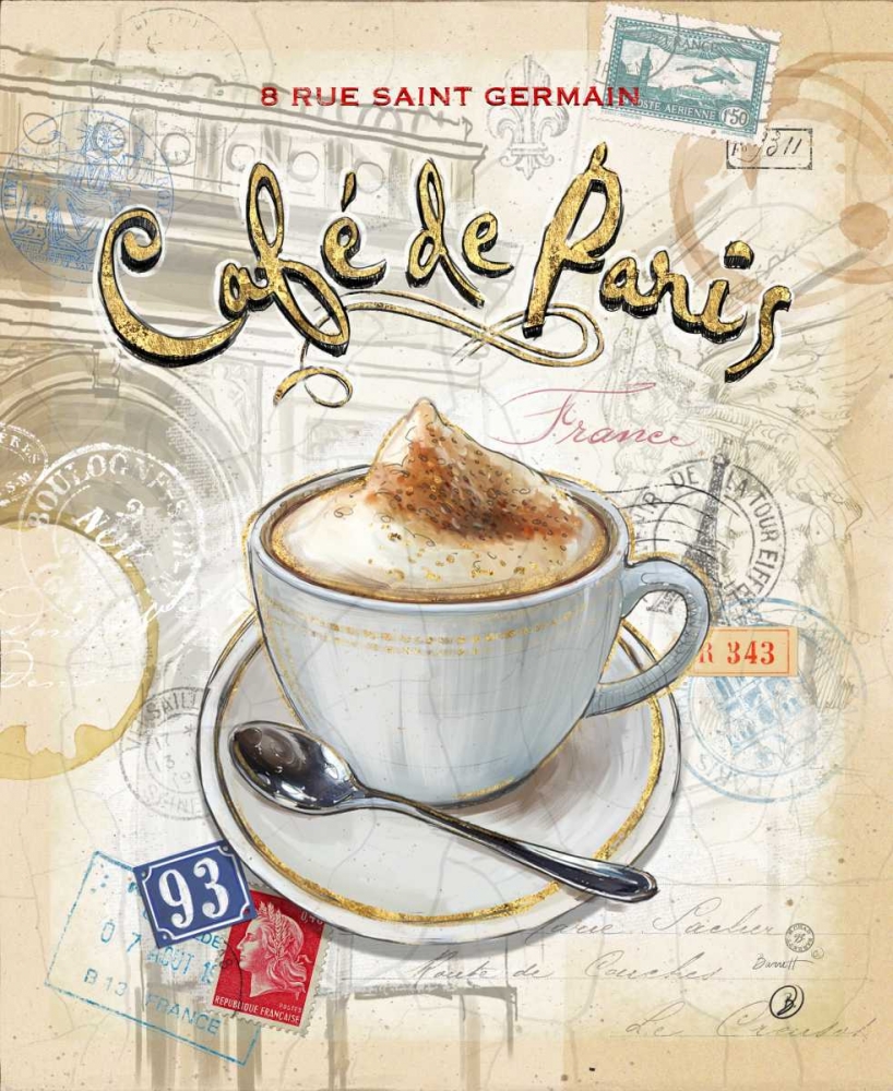 Cafe Paris art print by Chad Barrett for $57.95 CAD