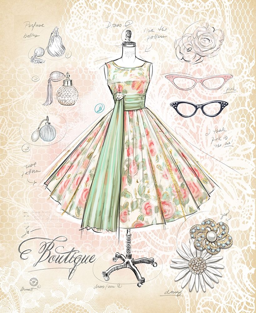 Vintage Boutique art print by Chad Barrett for $57.95 CAD