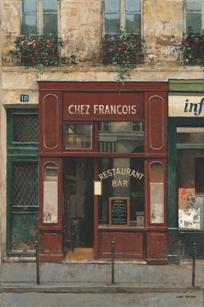 Chez Francois art print by Chiu Tak Hak for $57.95 CAD