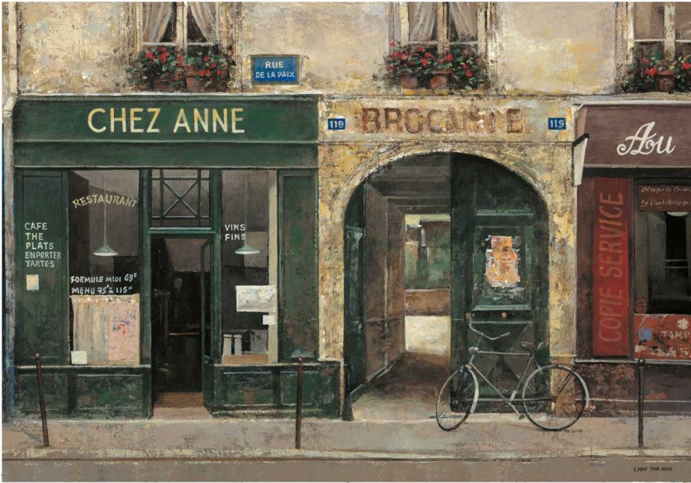 Chez Anne art print by Chiu Tak Hak for $57.95 CAD