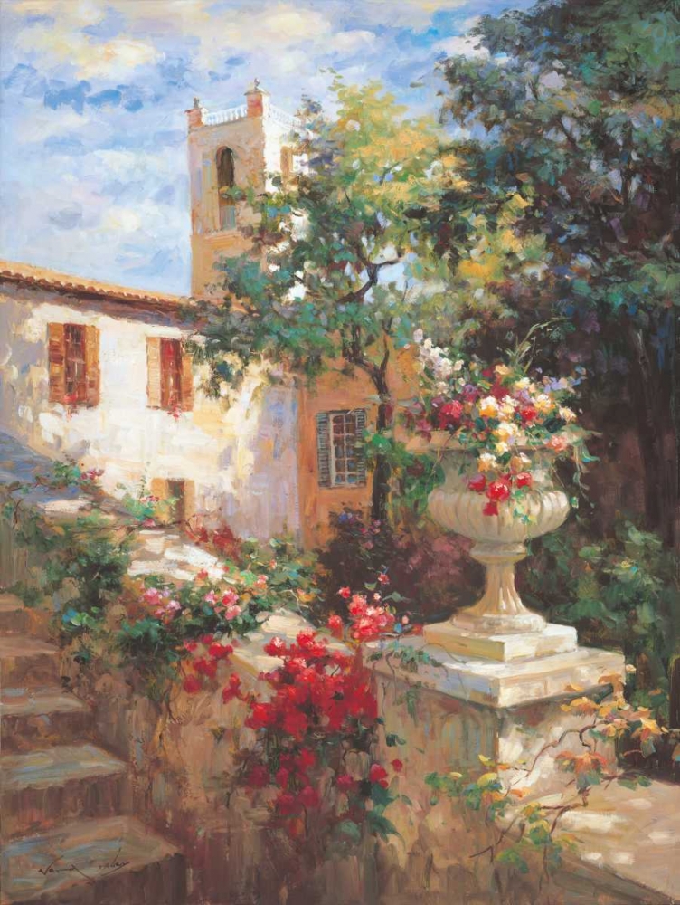 Floral Urn art print by Vail Oxley for $57.95 CAD