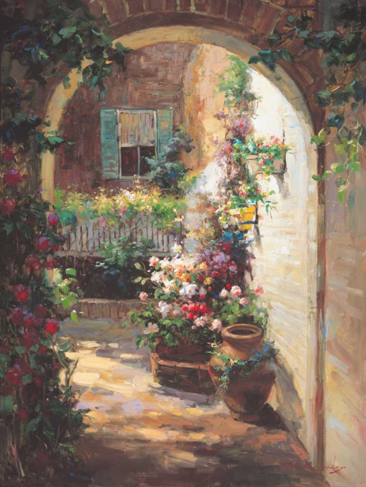 Floral Archway art print by Vail Oxley for $57.95 CAD