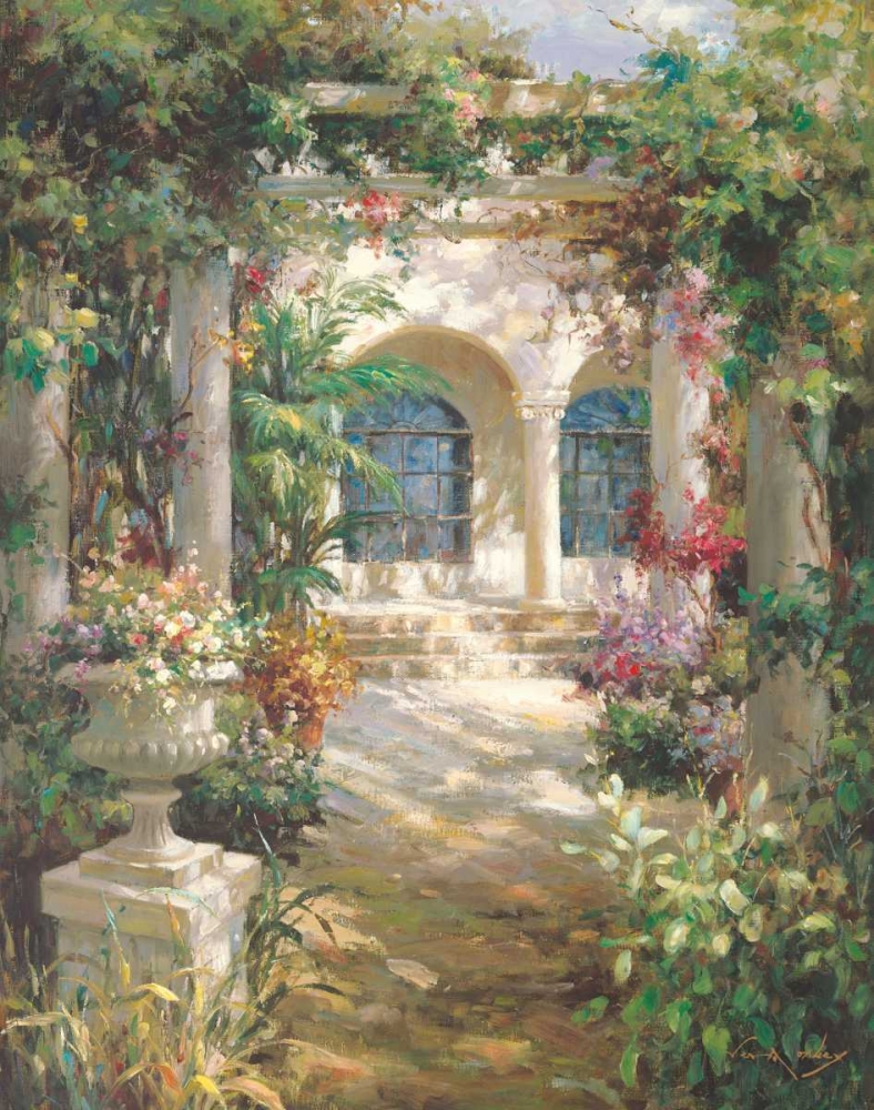 Courtyard Shadows art print by Vail Oxley for $57.95 CAD