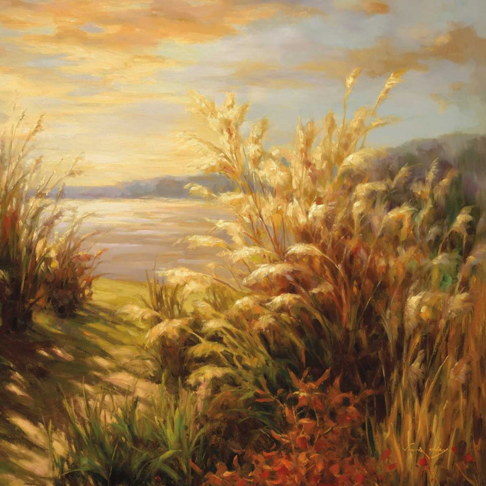 Natures Waterfront art print by Vail Oxley for $57.95 CAD