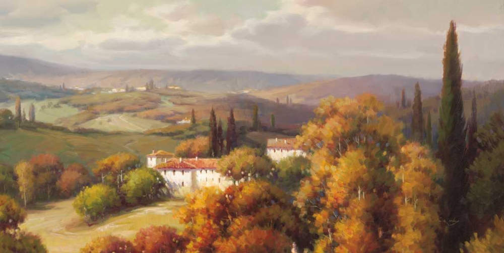 Tuscan Panorama art print by Vail Oxley for $57.95 CAD
