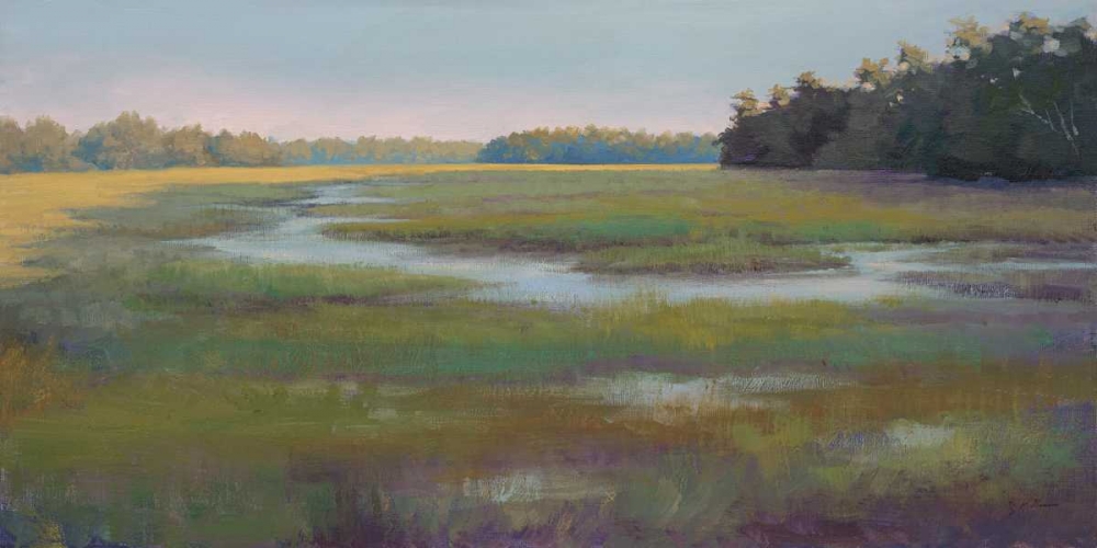 Stream and Sky Countryside art print by Jill Schultz-McGannon for $57.95 CAD