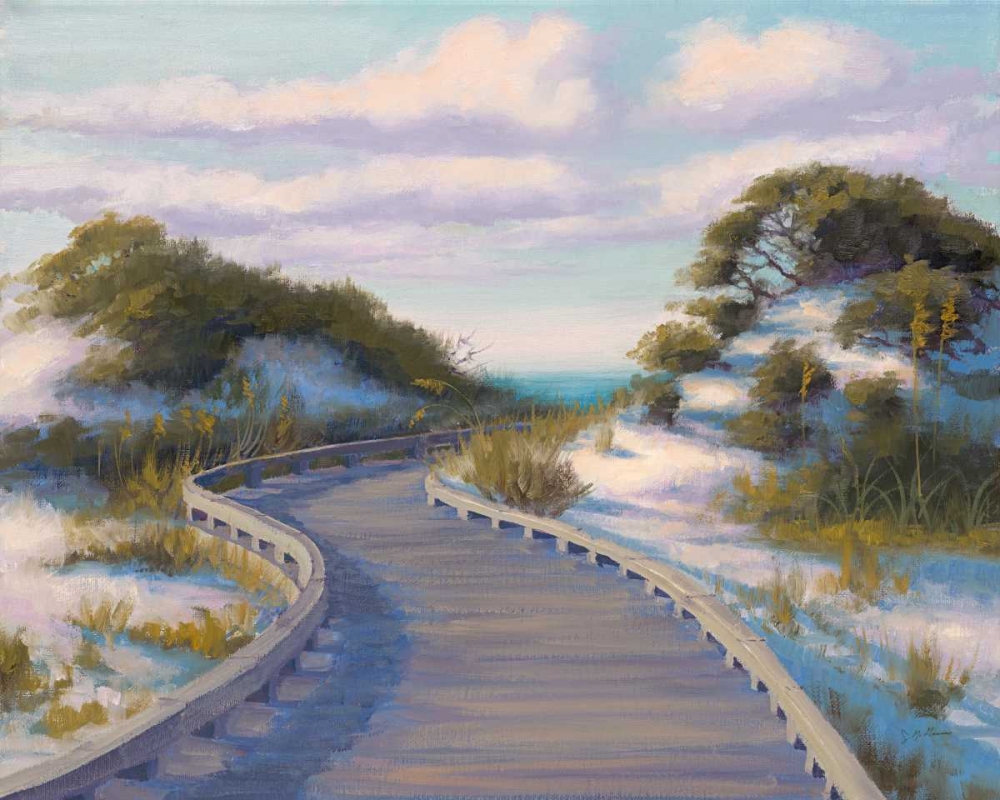Boardwalk at The Beach art print by Jill Schultz McGannon for $57.95 CAD