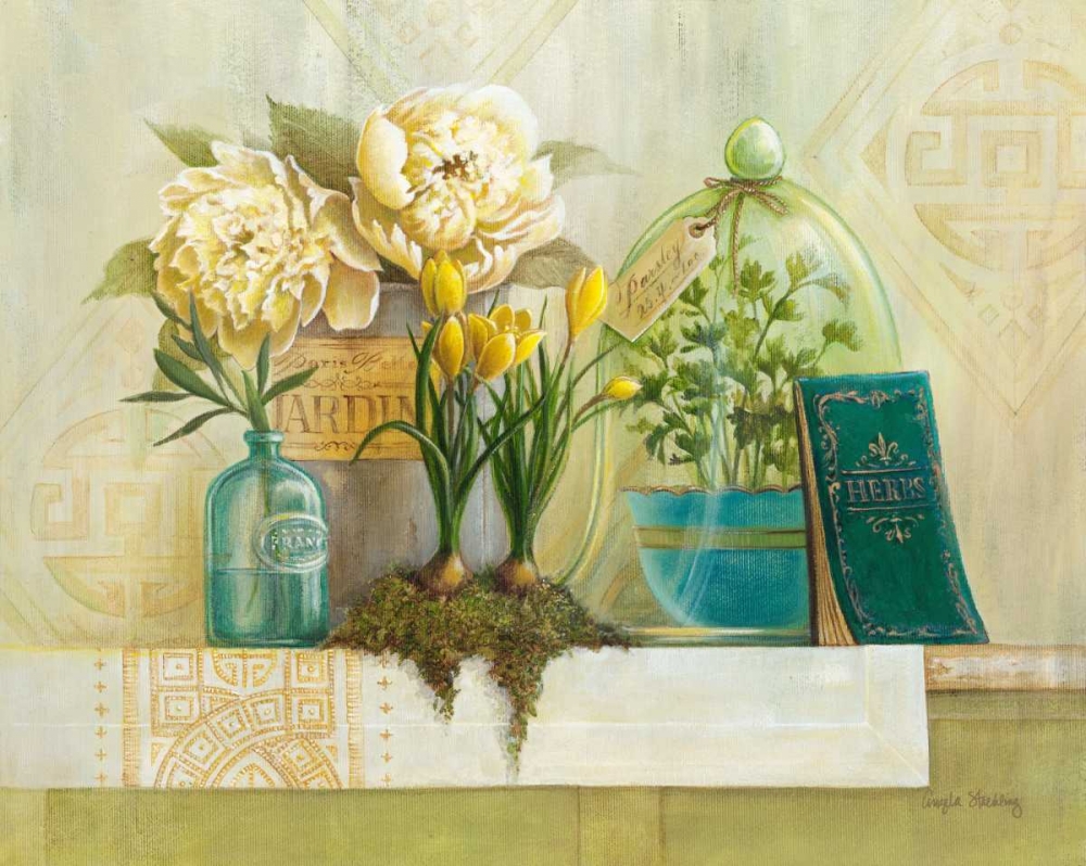 French Herbs art print by Angela Staehling for $57.95 CAD