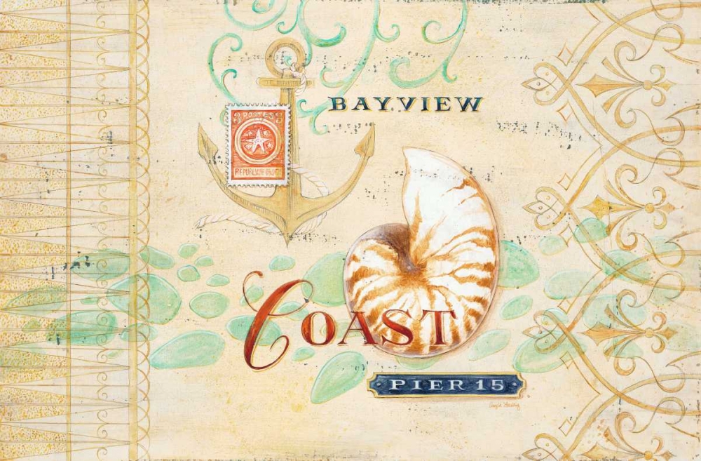 Bayview Coast art print by Angela Staehling for $57.95 CAD