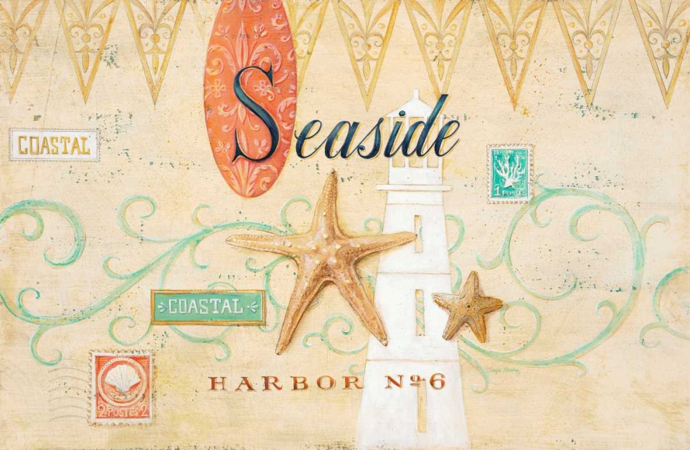 Seaside Harbor No. 6 art print by Angela Staehling for $57.95 CAD