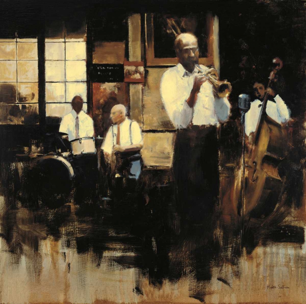 French Quarter Jazz art print by Myles Sullivan for $57.95 CAD