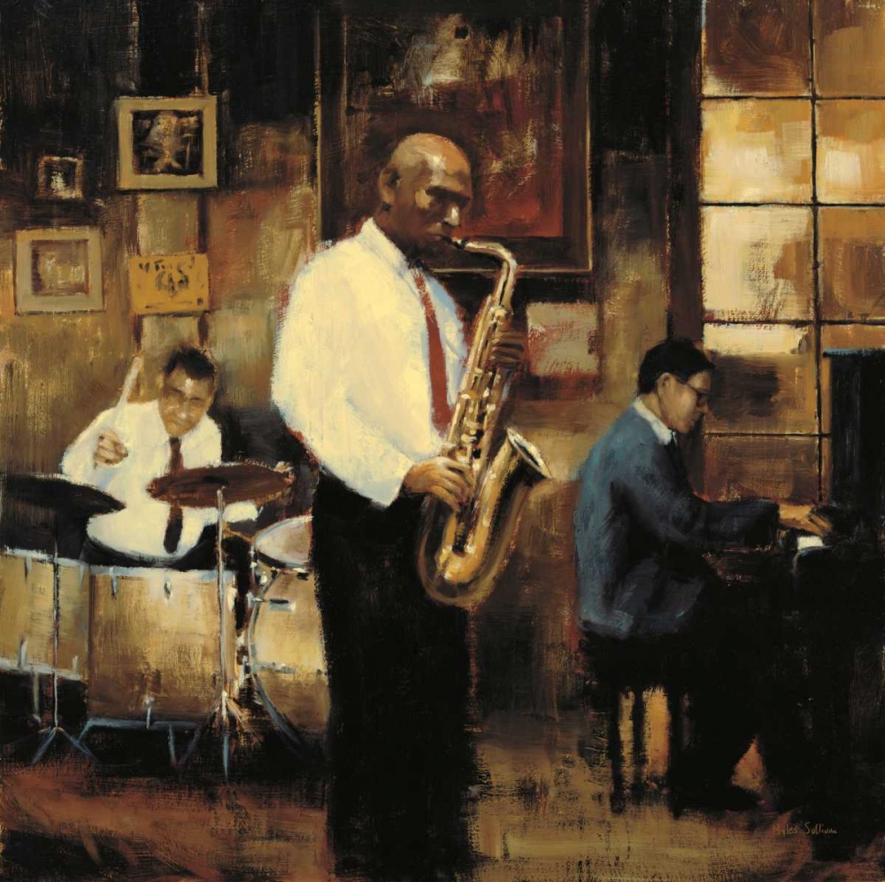 Latin Quarter Jazz art print by Myles Sullivan for $57.95 CAD