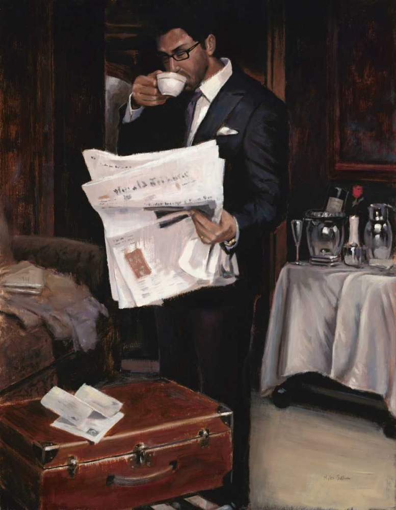 Room Service-Him art print by Myles Sullivan for $57.95 CAD