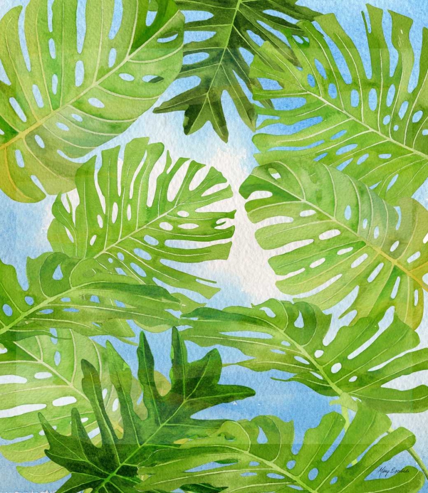 Tropical Greenery art print by Mary Escobedo for $57.95 CAD