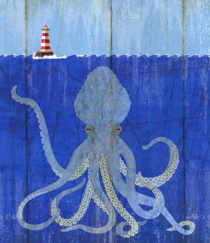 Octopus Ledgend art print by Mary Escobedo for $57.95 CAD