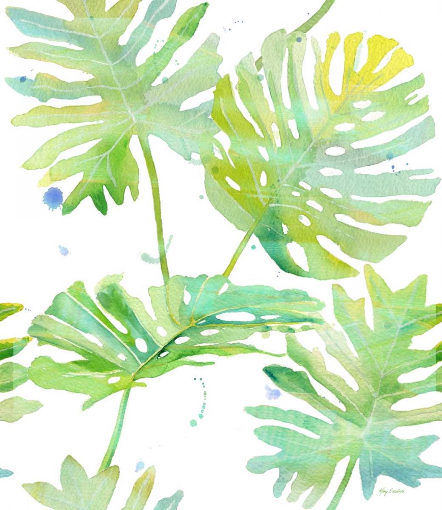 Watercolour Tropical Pattern 1 art print by Mary Escobedo for $57.95 CAD