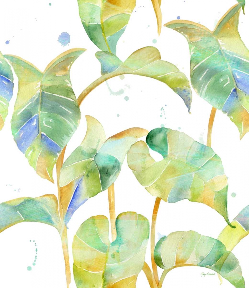 Watercolour Tropical Pattern 2 art print by Mary Escobedo for $57.95 CAD