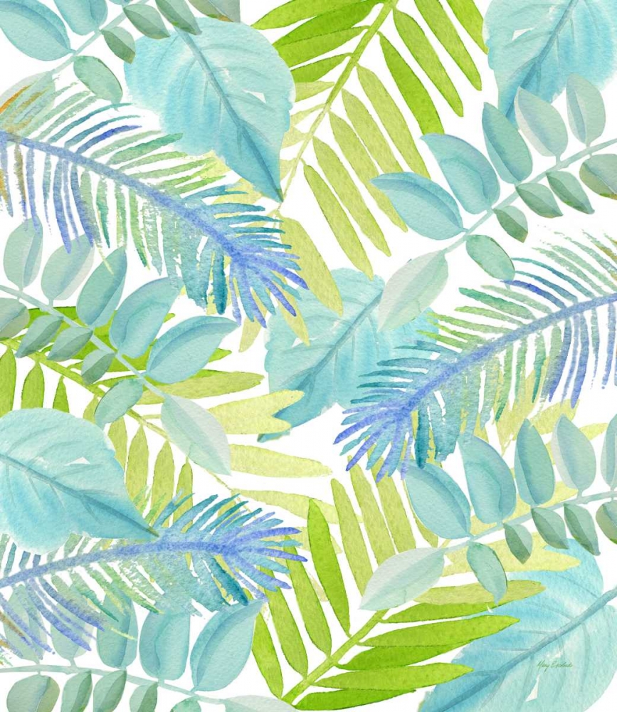 Watercolour Tropical Pattern 3 art print by Mary Escobedo for $57.95 CAD