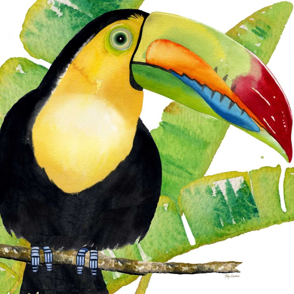Tropical Toucan art print by Mary Escobedo for $57.95 CAD