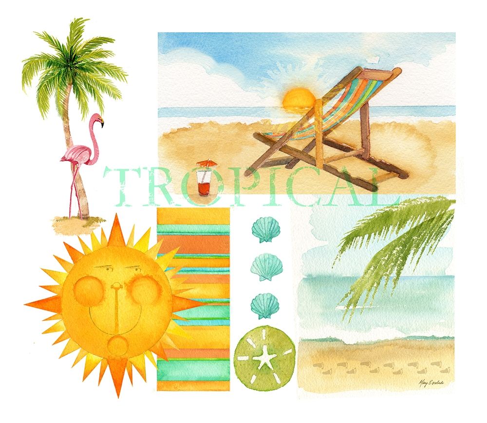 Tropical Sun art print by Mary Escobedo for $57.95 CAD