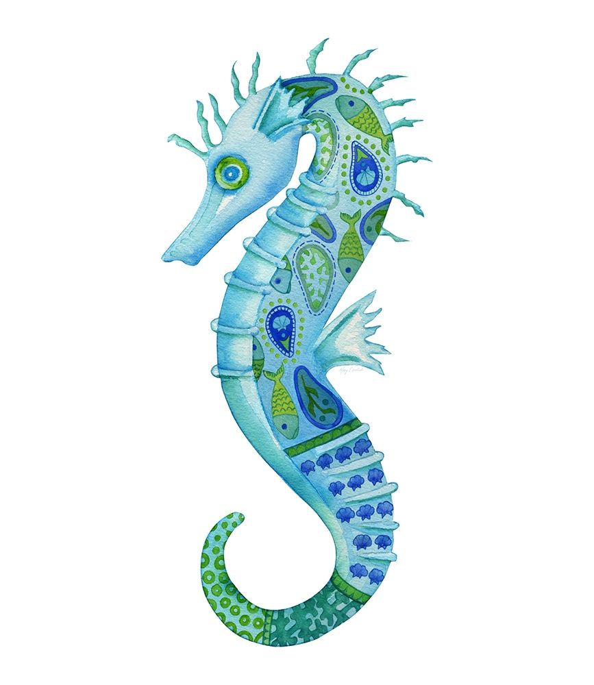Silly Seahorse art print by Mary Escobedo for $57.95 CAD