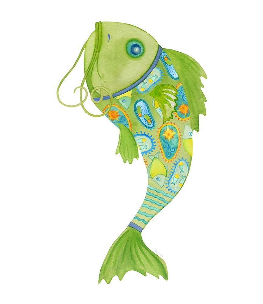 Flip Flop Fish art print by Mary Escobedo for $57.95 CAD