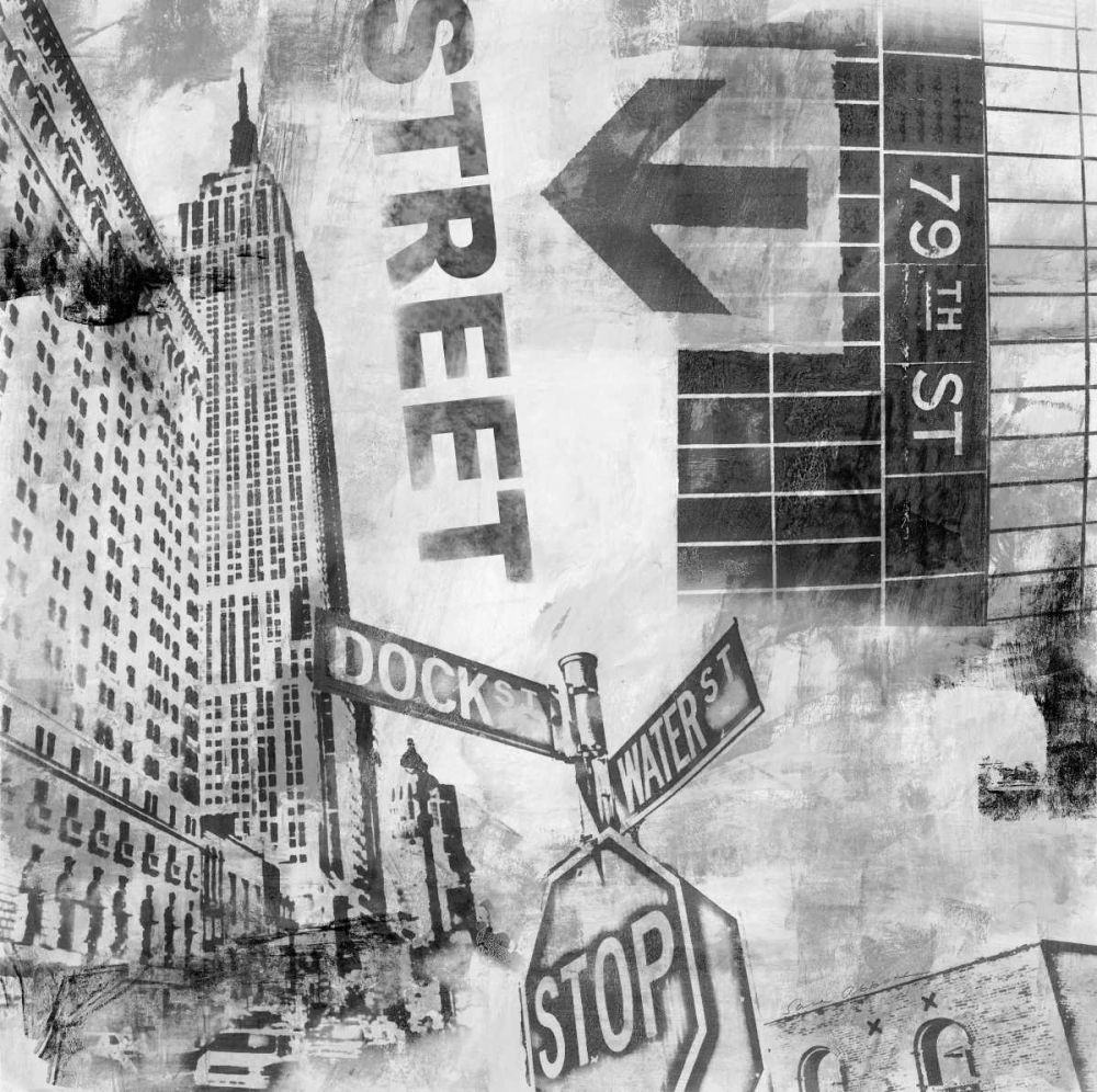 New York Intersection art print by Sara Abbott for $57.95 CAD