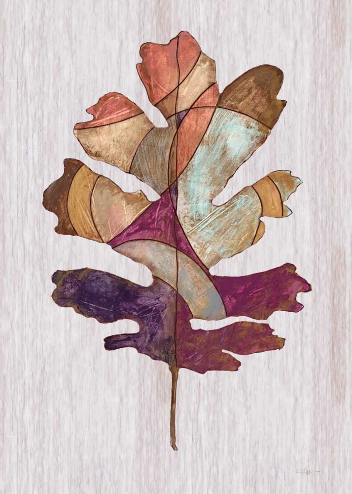 Wood Inlay leaf 1 art print by Fillippo Ioco for $57.95 CAD