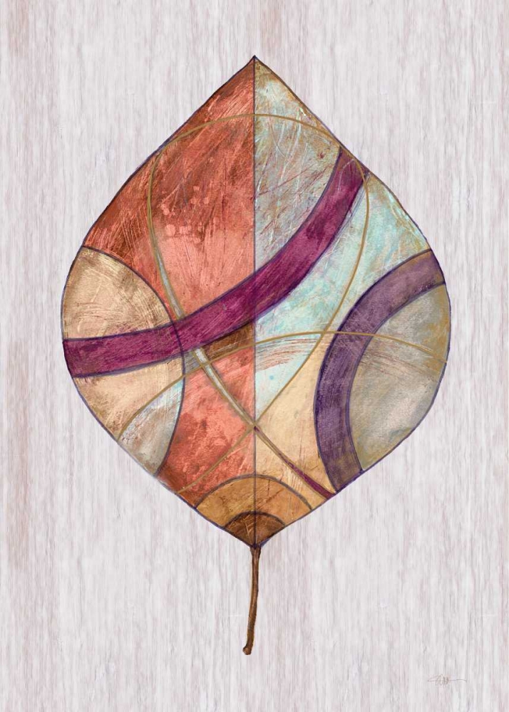 Wood Inlay Leaf 2 art print by Fillippo Ioco for $57.95 CAD
