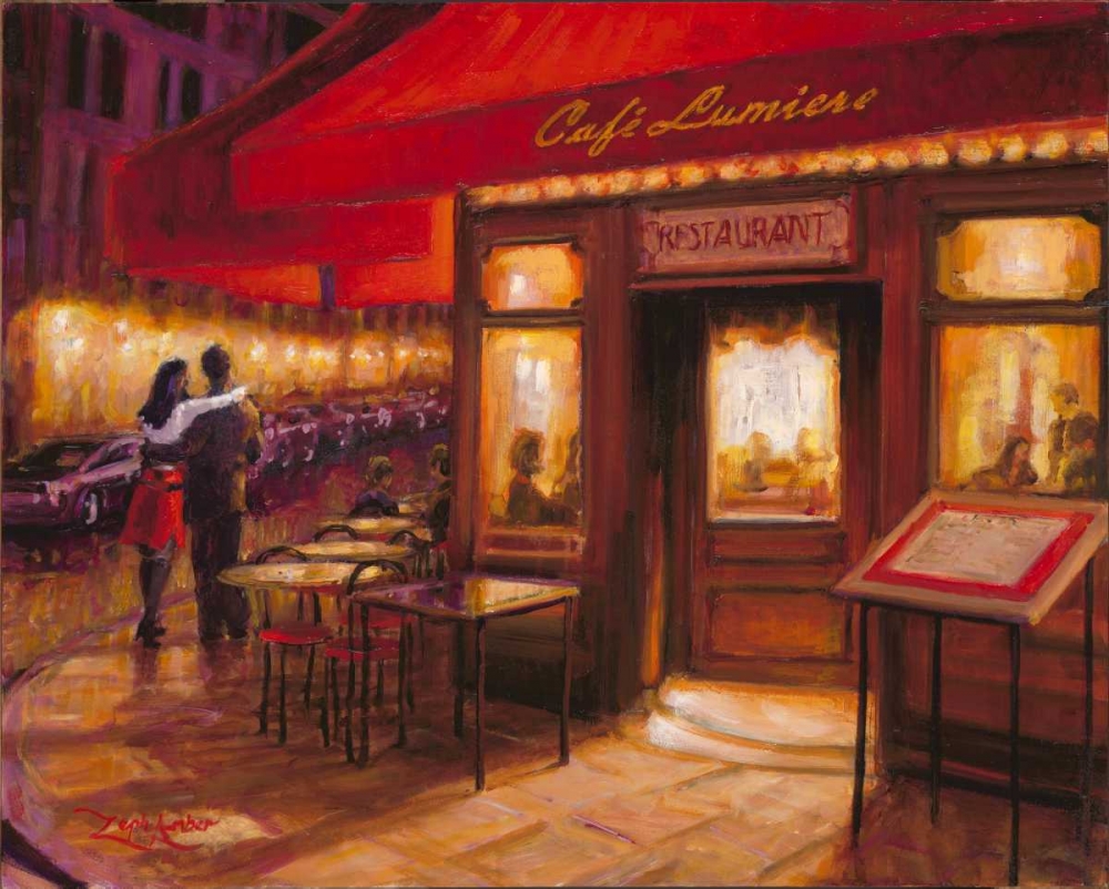 Moonlight Cafe art print by Zeph Amber for $57.95 CAD