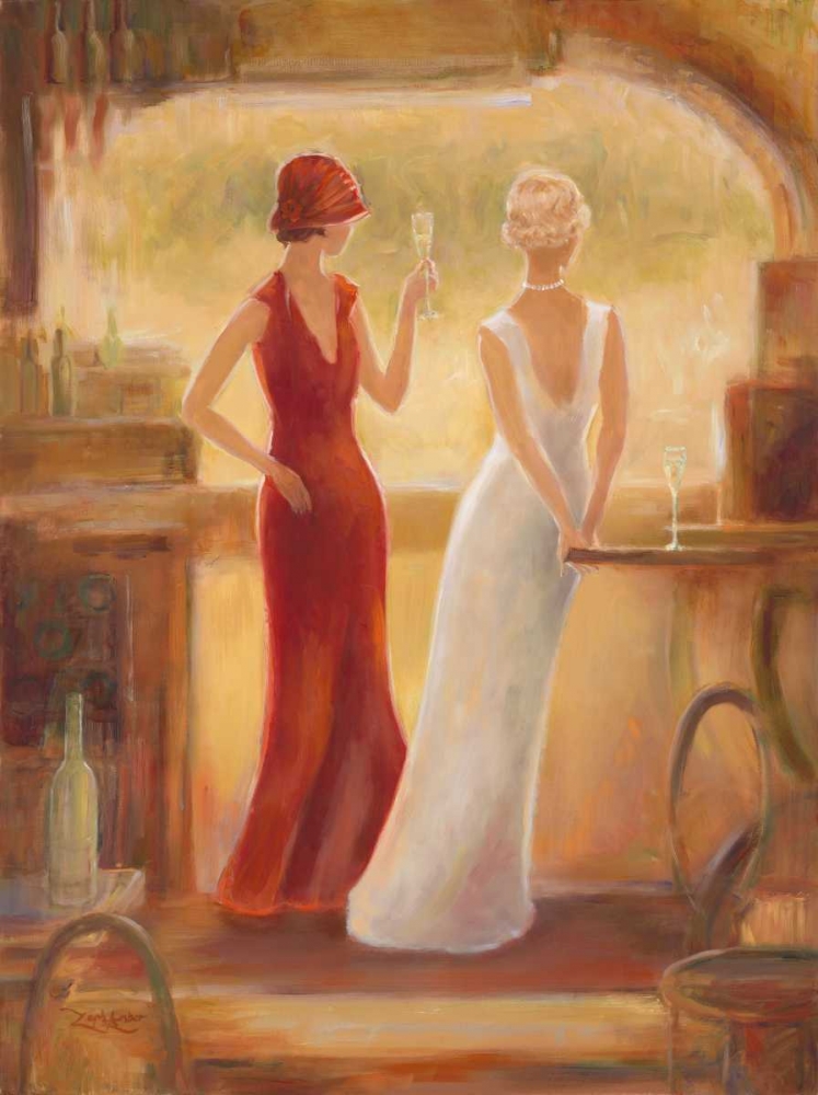 Afternoon Champagne art print by Zeph Amber for $57.95 CAD