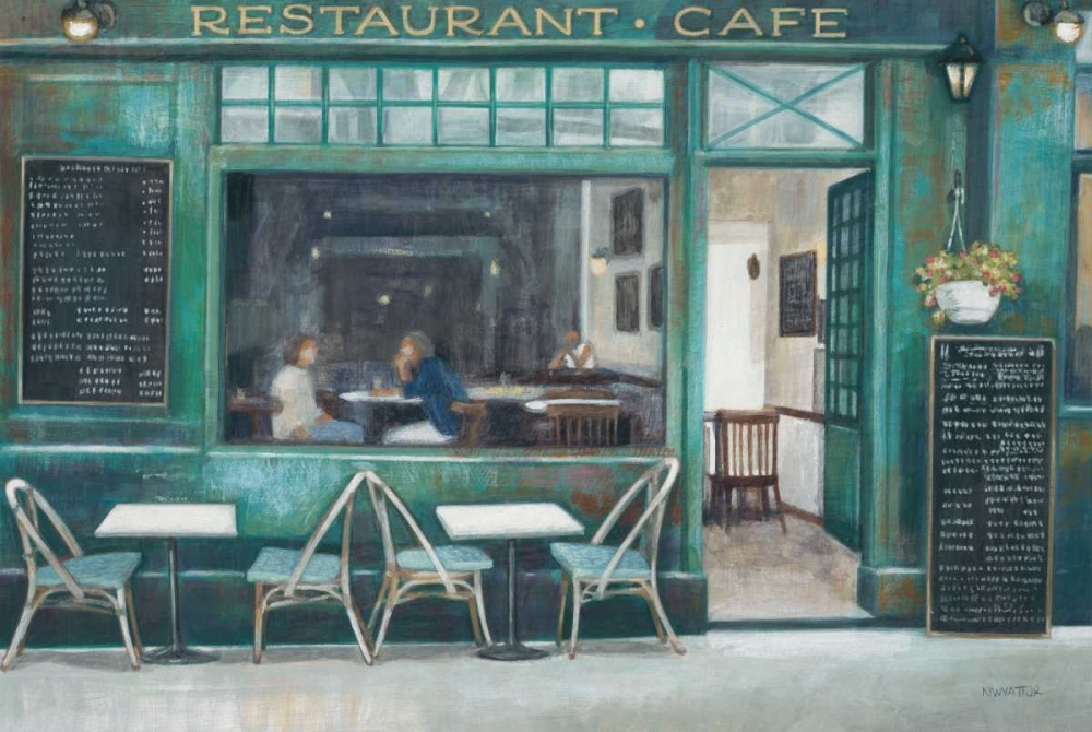 Cafe Impressions 1 art print by Norman Jr. Wyatt for $57.95 CAD