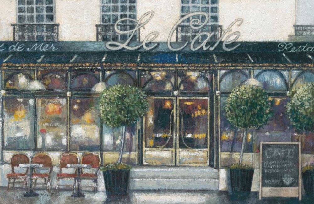 Cafe Impressions 2 art print by Norman Jr. Wyatt for $57.95 CAD