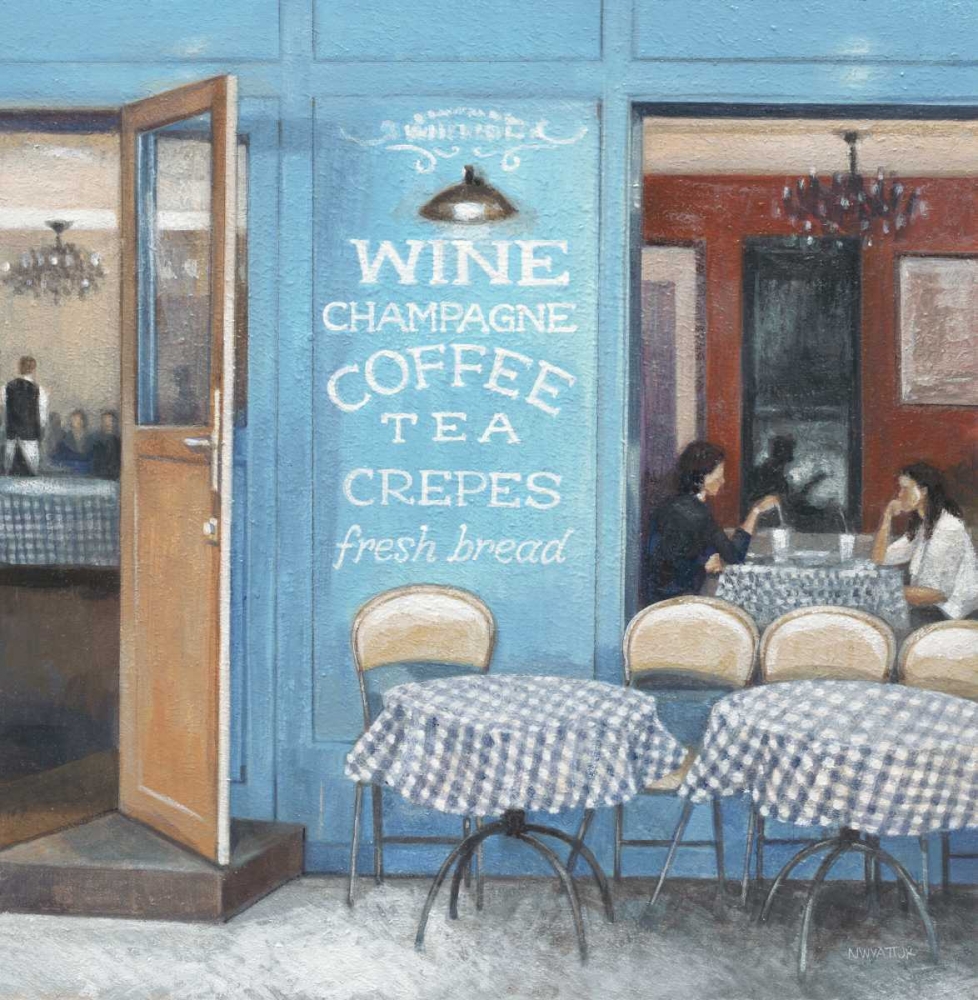 Cafe Impressions 5 art print by Norman Jr. Wyatt for $57.95 CAD