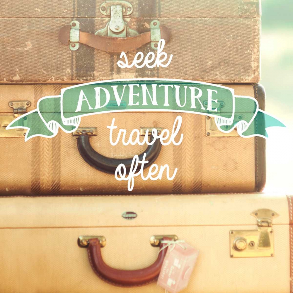Travel Often Vintage Suitcases art print by Mandy Lynne Photography for $57.95 CAD