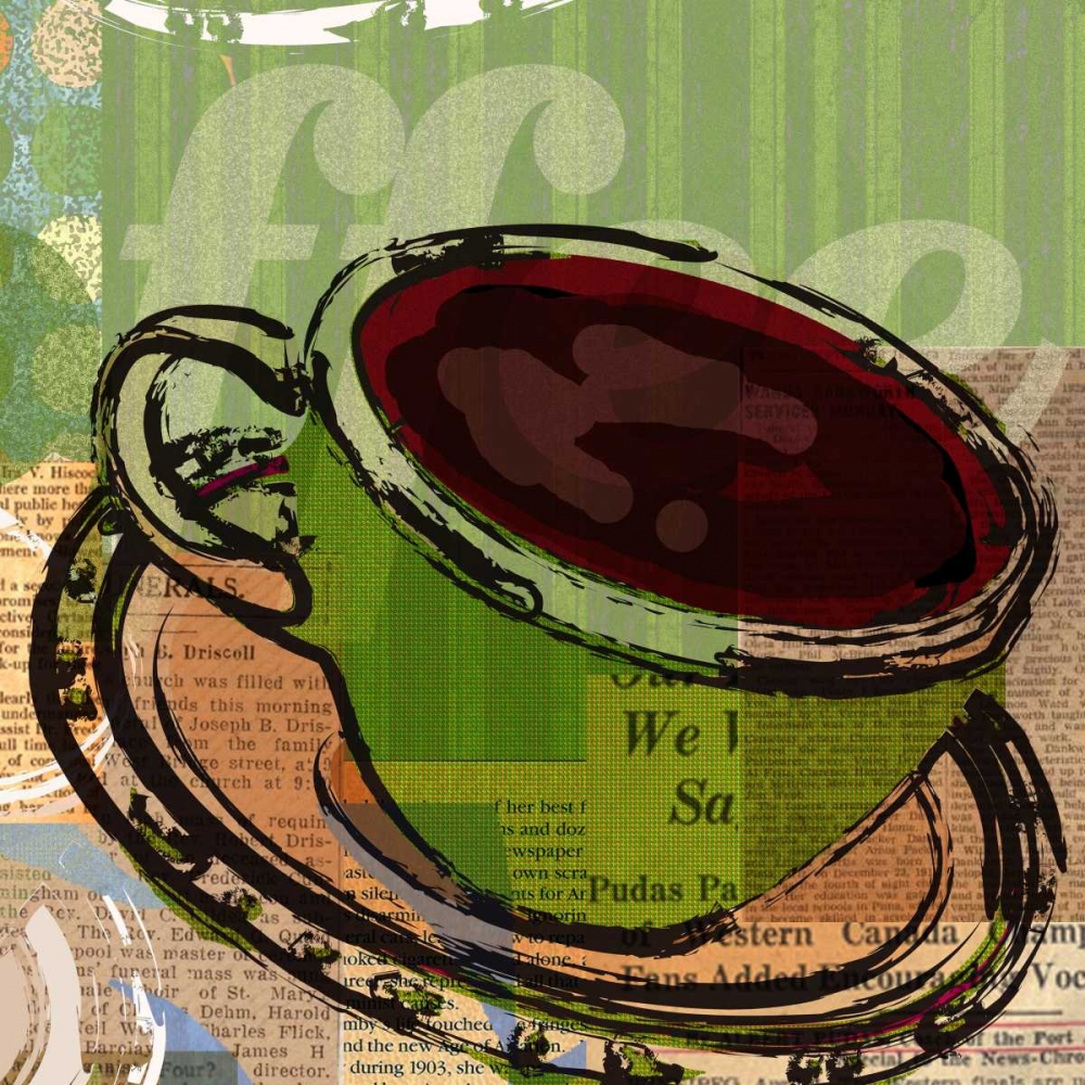 Etched Coffee art print by Walter Robertson for $57.95 CAD