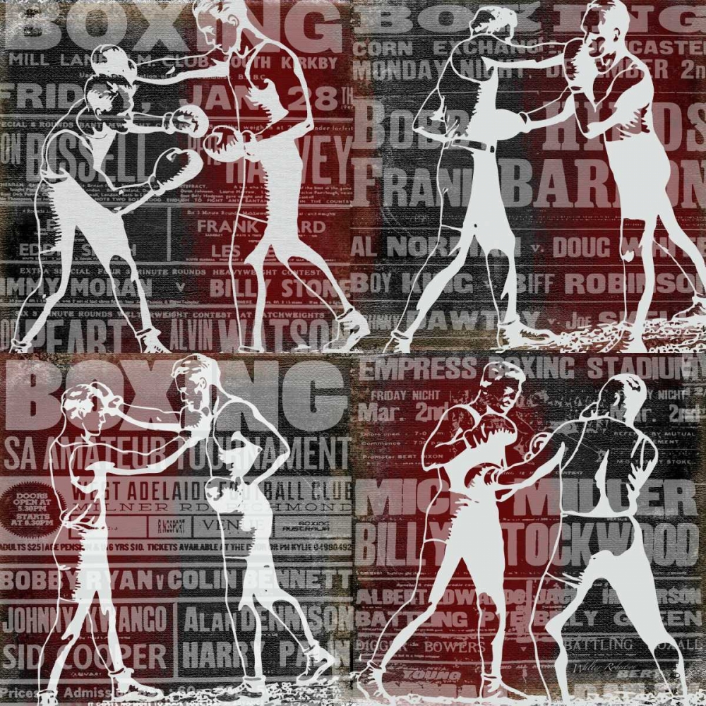 Epic Boxer Story art print by Walter Robertson for $57.95 CAD