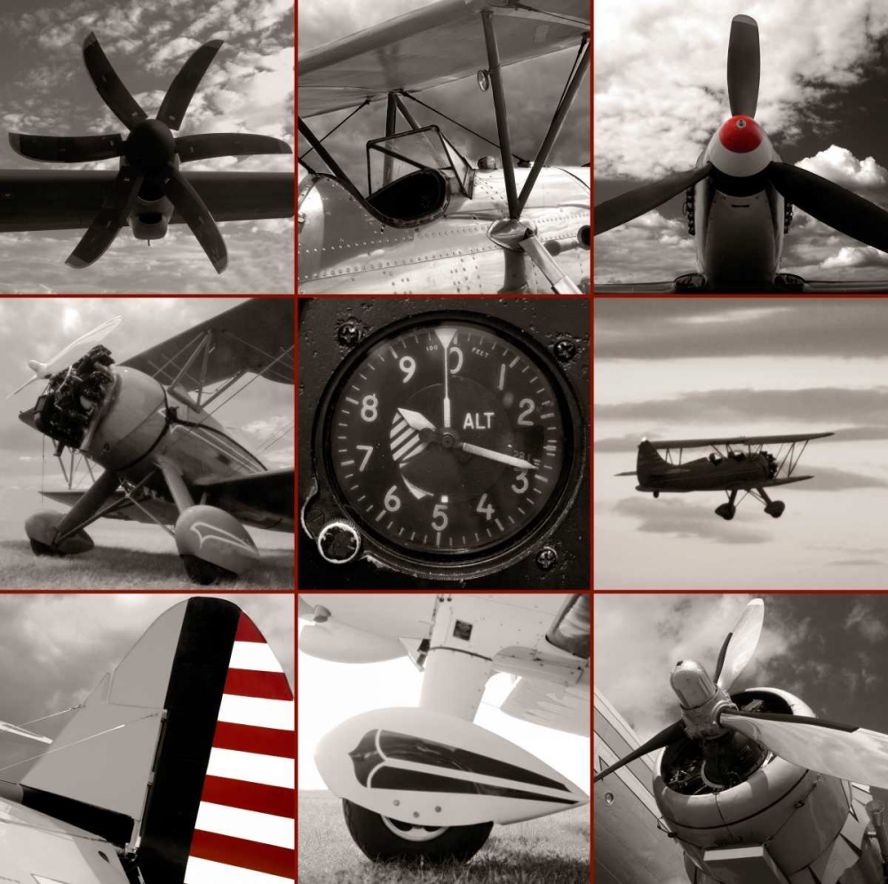 Aircraft Montage art print by Matt McCarthy for $57.95 CAD