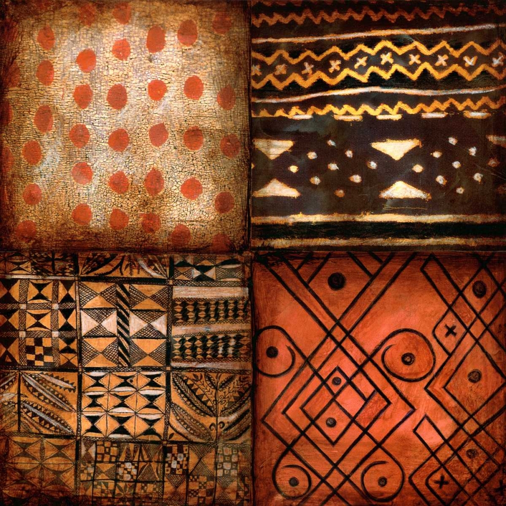 Tribal Textile 1 art print by Dennis Dascher for $57.95 CAD