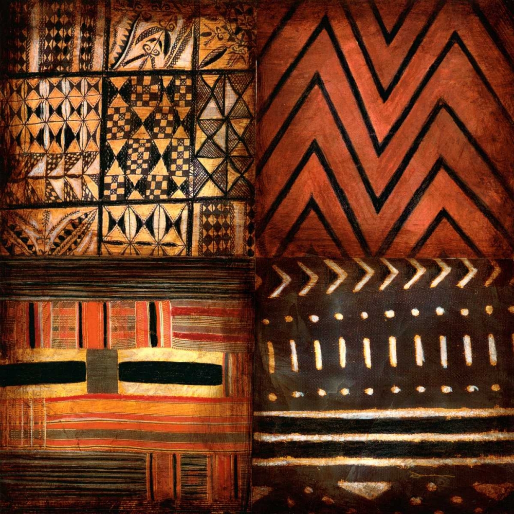 Tribal Textile 2 art print by Dennis Dascher for $57.95 CAD