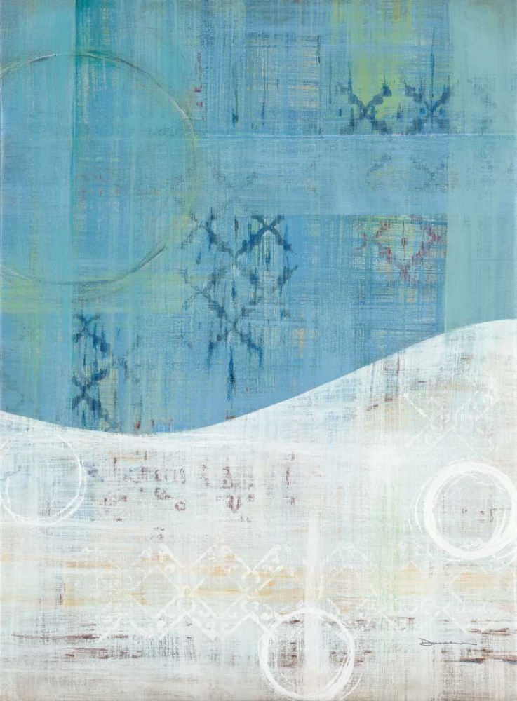 India Silk Blue art print by Dennis Dascher for $57.95 CAD