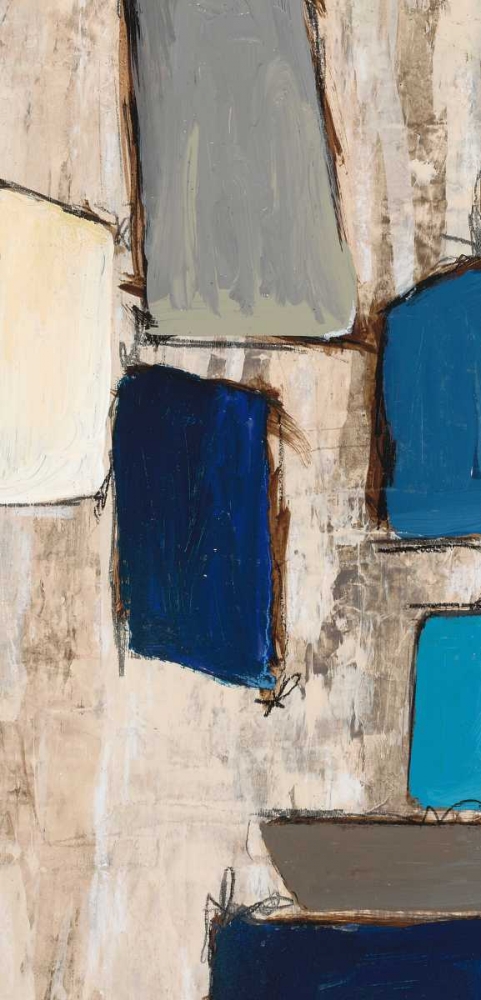 Blue Squared Detail 1 art print by Dennis Dascher for $57.95 CAD