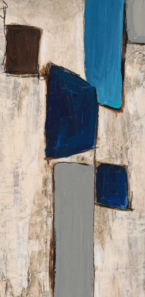 Blue Squared Detail 5 art print by Dennis Dascher for $57.95 CAD