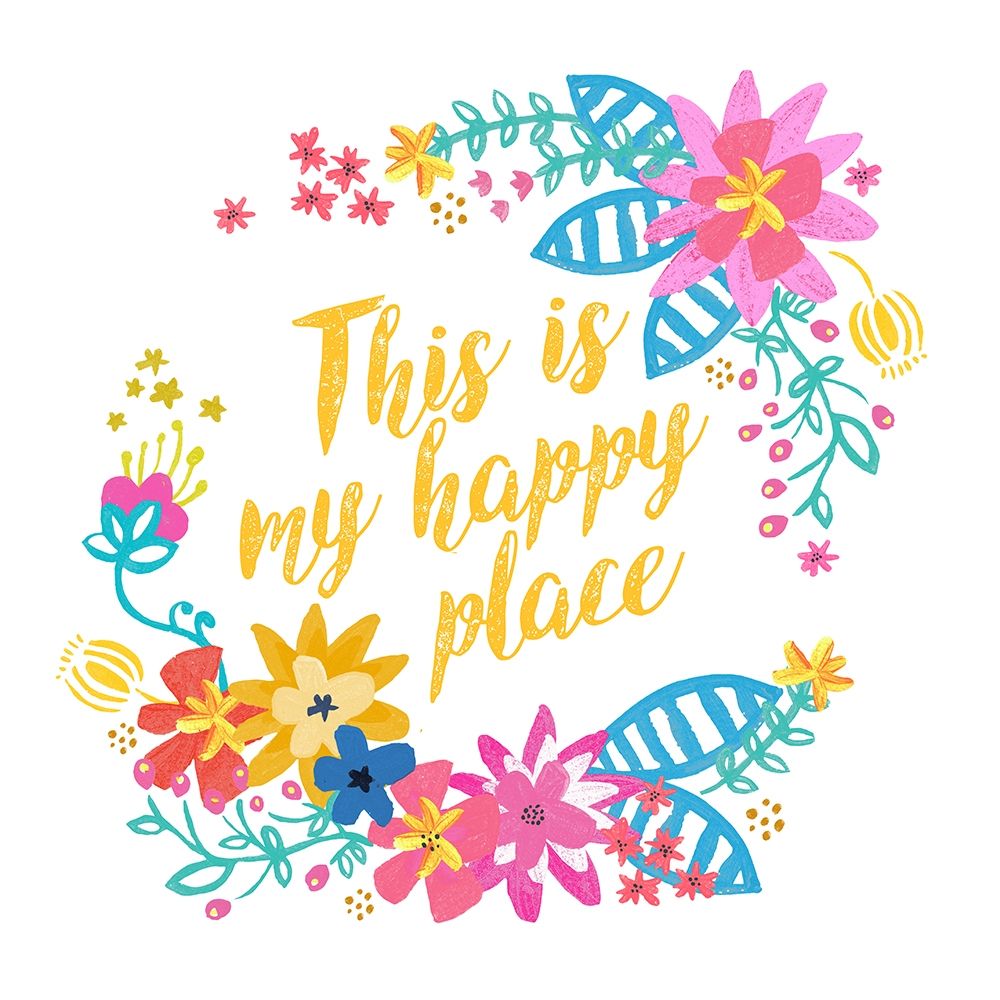 Happy Place Garden art print by Joan Coleman for $57.95 CAD